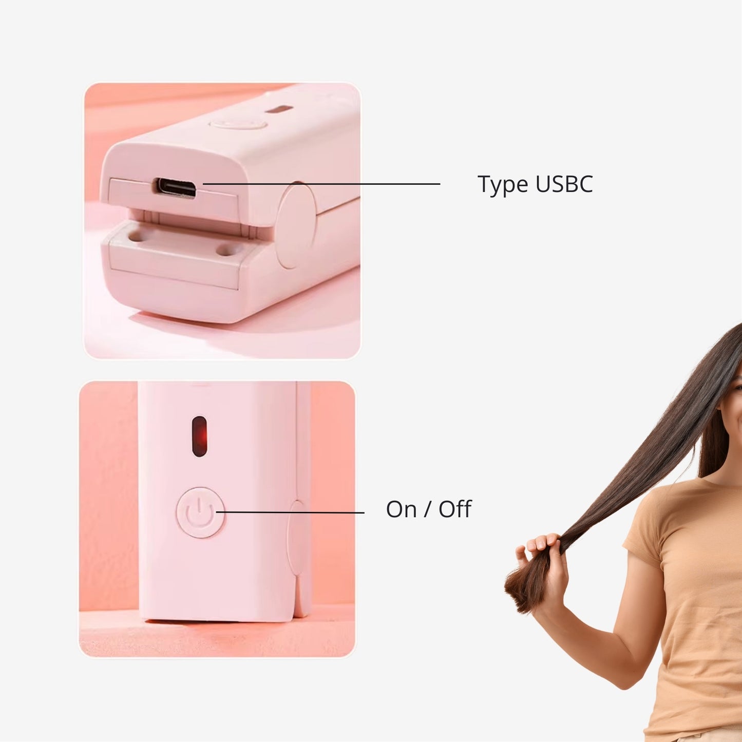 ‎ ‎ ‎Mini Lisseur Portable